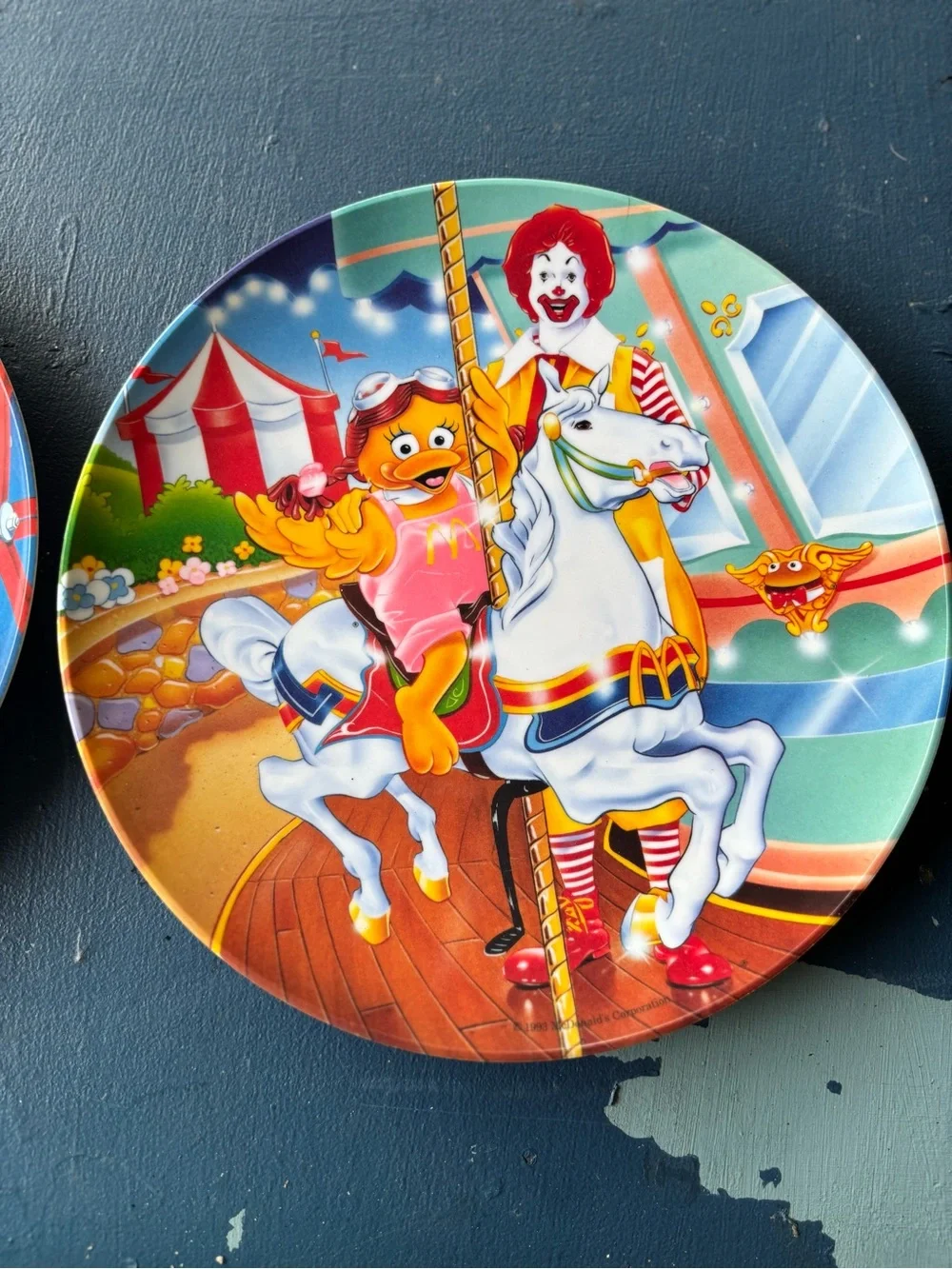 McDonald's Carousel Character Decorative Plate
